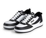 Fila Rega Herren-Sportschuhe, Sneaker, modisch, bequem, strapazierfähig, Schwarz-Weiß