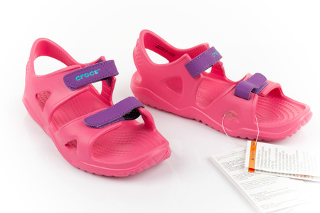 Crocs Swiftwater Kindersandalen [204988-600] rosa.