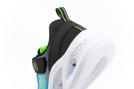 Skechers Meteor-Lights-Krendox [401495L/BKBL] LED Kinder-Sportschuhe, blau.
