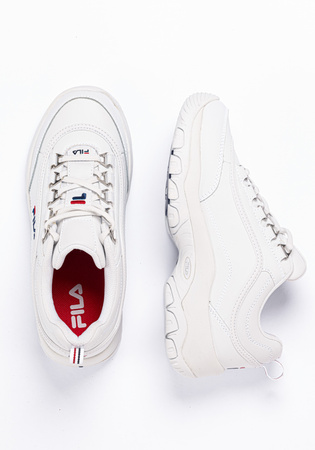 Fila Strada Low Damen-Sneaker, weiß, modisch, bequem, leicht