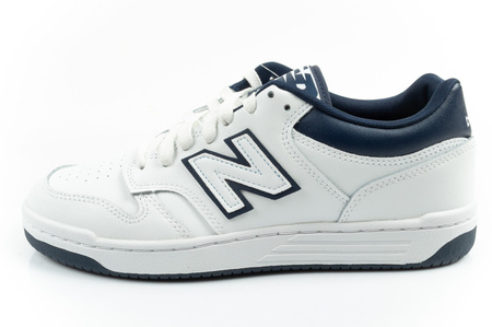 New Balance 480 Herren-Sneaker, Weiß, Marineblau, Modisches Leder