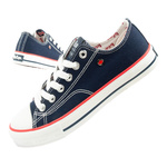 Lee Cooper Damen Sportschuhe – Stoff-Sneaker in Marineblau