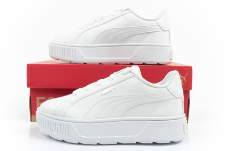 Puma Karmen Sportschuhe Sneakers Kinder weiß Plateau