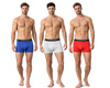 Le Coq Sportif Boxershorts Unterhosen Herren 3er-Pack rot grau marineblau