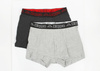 Kappa Herren-Boxershorts [351K1JW ADK] 2 PACK, grau.