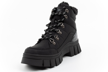 Lee Cooper Winterstiefeletten für Damen – gefütterte Boots in Schwarz