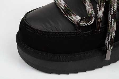 D.Franklin Damen Winterschuhe [DFSH375003-BLAC], schwarz.