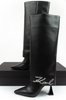 Karl Lagerfeld Debut II Damenschuhe Lederstiefel schwarz Fashion [KL32084 F0X]
