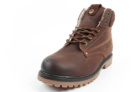 Wrangler Arch Herren Chelsea Boots, elegante Lederstiefelette, Dunkelbraun