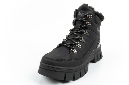 Lee Cooper Damen Winter-Wanderschuhe, isoliert, Schwarz, High-Top