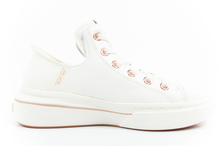 Skechers Snoop One-OG Leder Damen Sportschuhe Sneaker Slip-Ins [186001/WHT]