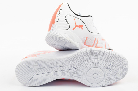 Puma Ultra 5 Play IT Herren-Hallenfußballschuhe, Weiß