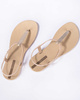 Ipanema Sandal Class Damen-Flip-Flops in Hellbeige mit Gold