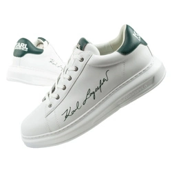 Karl Lagerfeld Herren-Sneaker Kapri, Weiß, Echtleder