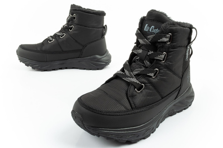 Lee Cooper Damen Winter-Wanderschuhe, isoliert, schwarz