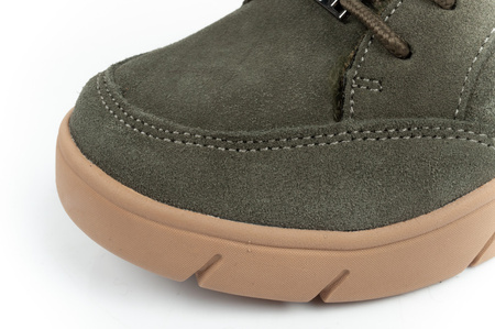 Scholl Stelvio Damen-Sportschuhe, Stiefeletten [F302321020], isoliert, grün.
