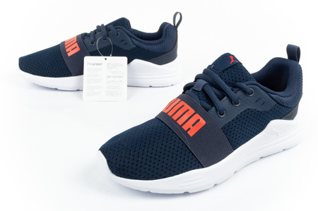 Puma Wired Run [374216 21] Kindersportschuhe, marineblau.