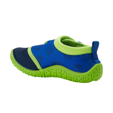 ProWater Kinder-Wasserschuhe, schnelltrocknend, rutschfest, blau und grün