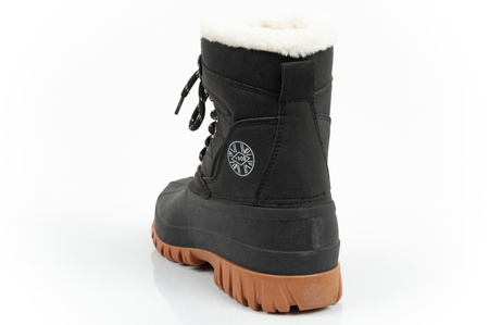 Lee Cooper Damen-Winterschneestiefel mit Schaffell [LCJ-24-44-2868L], schwarz.