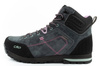 CMP Alcor Damen-Wanderschuhe aus Leder, robust, wasserdicht, knöchelhoch, Grau