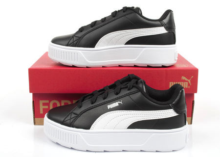 Puma Karmen Kindersportschuhe [387375 02], Schwarz und Weiß.