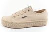 Lee Cooper Damen Espadrille Sneaker [LCW-25-44-3215L] Plateau, beige.
