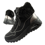 Skechers Kickoff Damen-Sneaker aus schwarzem Leder