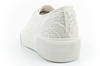 Lee Isla Damen-Sneaker, Weiß, Plateau, Schnürung