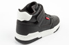 Levi's John SE Mid Kinder-Sneaker mit Klettverschluss in Schwarz