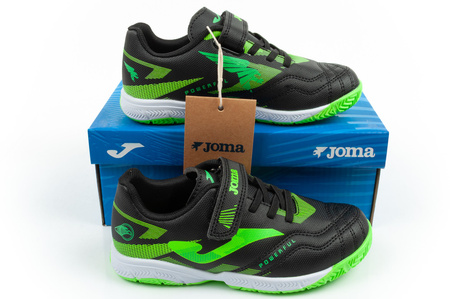Joma Powerful JR 2601 Kindersportschuhe, bequeme Hallenfußballschuhe