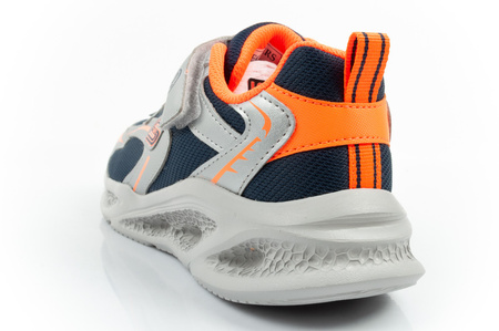Skechers Glow Strider LED Kindersneaker für Jungen in Silber