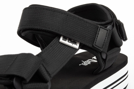 Lee Cooper Damensandalen [LCW-24-05-2753L], schwarz.