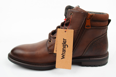 Wrangler Herrenschuhe George Brown Stiefelette mit Reißverschluss