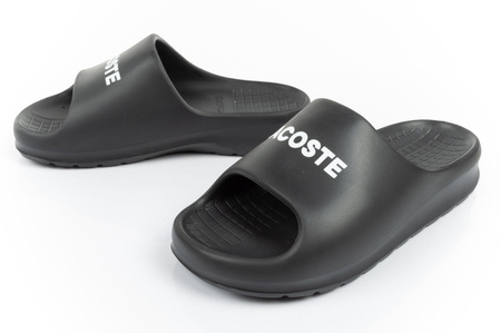 Lacoste Serve Slide Damen-Flip-Flops [2002H], schwarz.