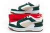 Puma Rebound v6 Herren-Sneaker, modisch, bequem, Weiß, Grün