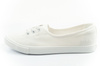 Lee Cooper Damen-Sneaker, weiße Slip-On-Ballerinas