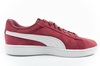 Puma Smash 3.0 Herren-Sneaker, Leder, Burgunderrot