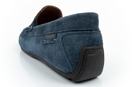 Wrangler Herrenschuhe, Maifield Wildleder-Loafer, Naturleder, Marineblau