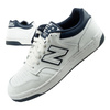 New Balance 480 Herren-Sneaker, Weiß, Marineblau, Modisches Leder