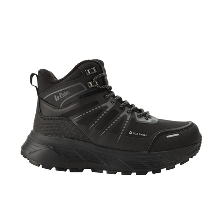 Lee Cooper Herren-Winter-Trekkingstiefel – gefüttert, wasserdicht, schwarz