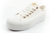 Lee Cooper Damen-Sneaker Plateau Weiß – Bequem