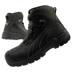 Puma Cascades Disc S3 High CI HI HRO SRC BOA Arbeitsschuhe, Schwarz