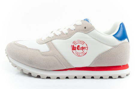 Lee Cooper Damen-Sneaker, leicht, bequem, modisch, weiß