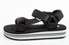Lee Cooper Damensandalen [LCW-24-05-2753L], schwarz.