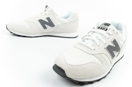 New Balance 373 Herren-Sneaker aus grauem Leder