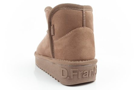 D. Franklin Damen-Winterstiefel, modische, pelzgefütterte, isolierte Stiefeletten in Braun