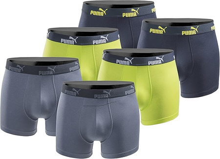 Puma Boxershorts Herren Boxershorts 6er-Pack Baumwolle bequem