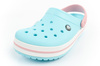 Kinderschuhe Flip Flops Sandalen Clogs Crocs Crocband Clog [207006-4S3], blau.