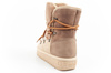 D. Franklin Damen Winterstiefel, modisches Fellfutter, isoliert, Braunbeige, High-Top