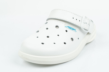 Clogs Flip-Flops medizinische Schuhe Abeba Leder [7630]